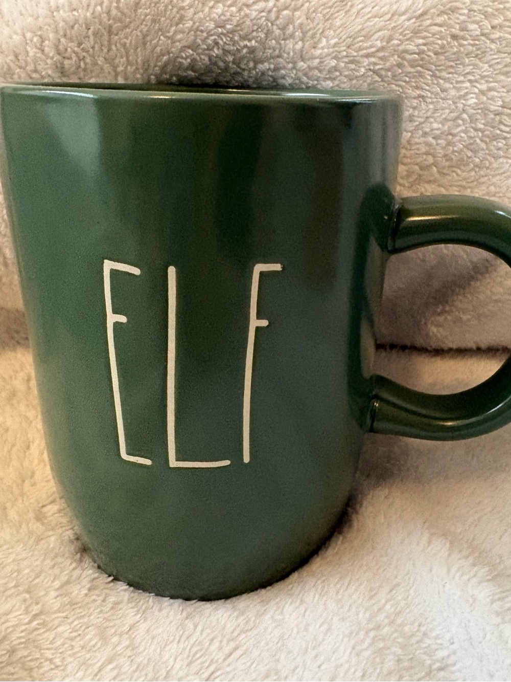 Green 'ELF' Rae Dunn Mug